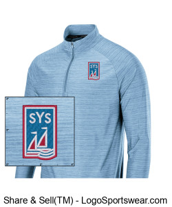 Champro Adult Striker Quarter-Zip Pullover Design Zoom